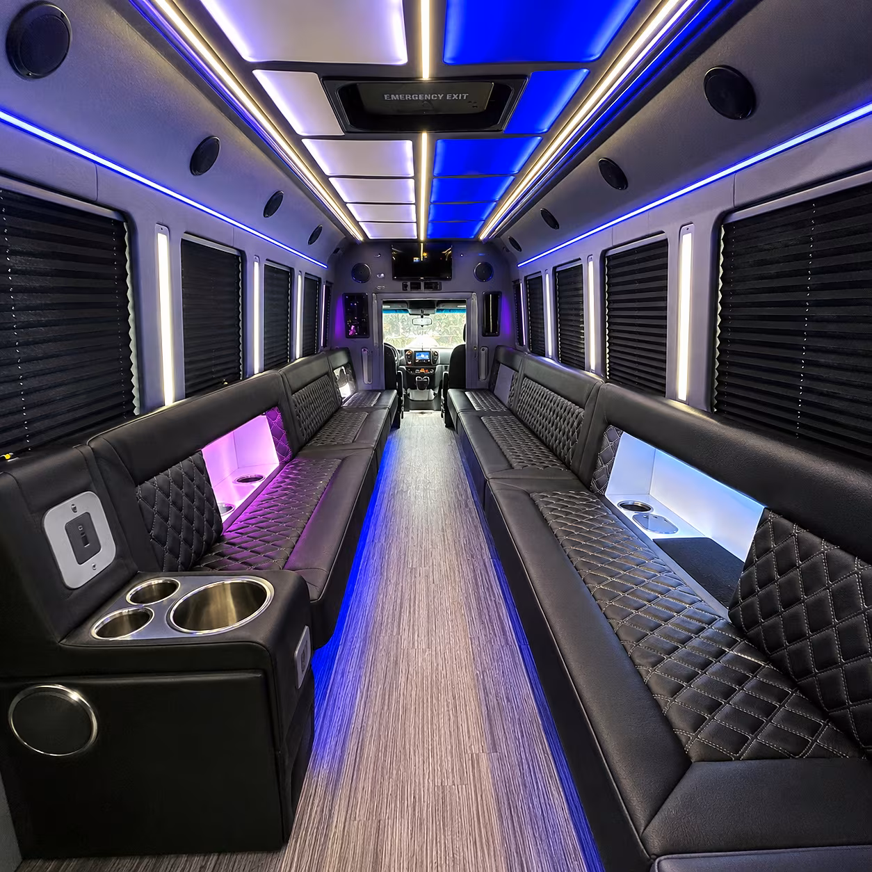 dothan party bus rental interior