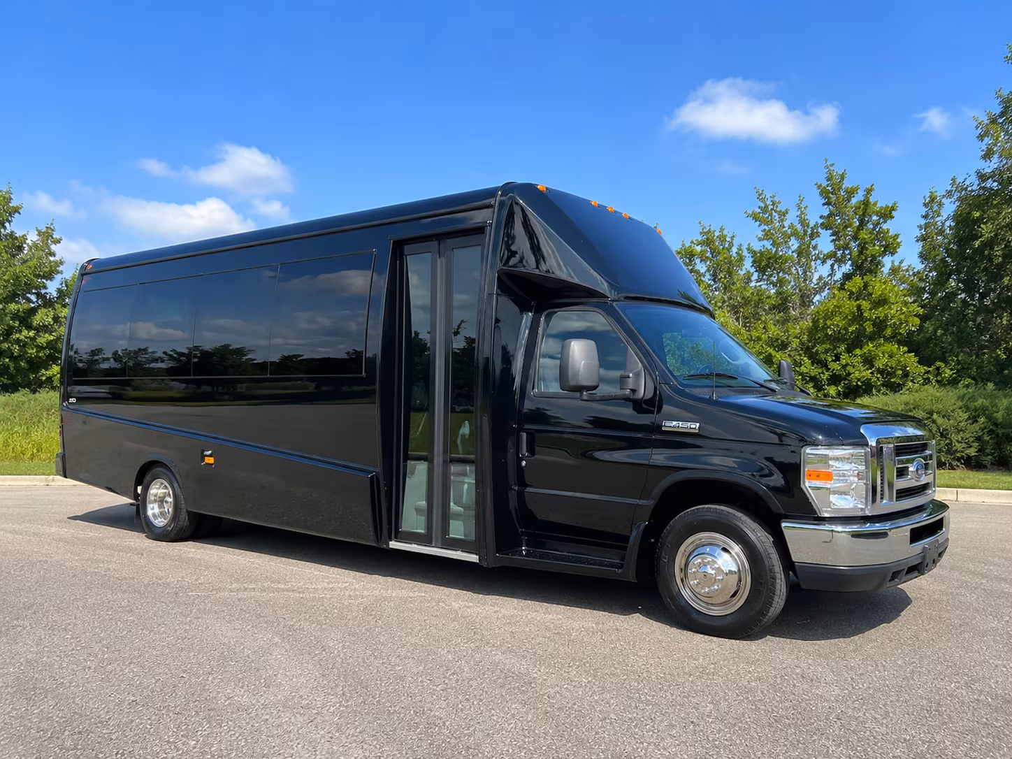 hoover corporate shuttle bus rentals
