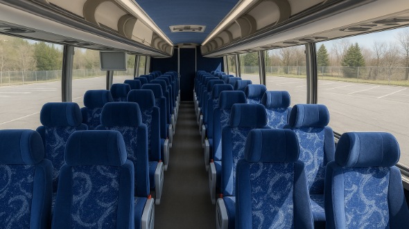 dothan 50 passenger charter bus inside