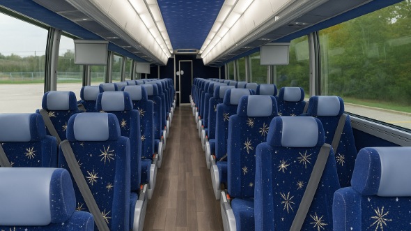 dothan 55 passenger charter bus inside