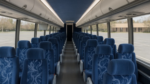 dothan 56 passenger charter bus inside